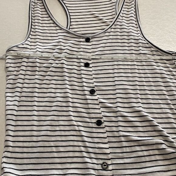 2/$39 Caution to the Wind High Racer Striped Tank Sz L - Picture 6 of 9